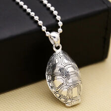 I07 Anhänger Feng Shui Schildkröte Orakel I Ging Sterling Silber 925