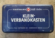 Oldtimer blech verbandskasten - blech,