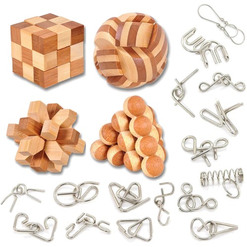 Knobelspiele holz metall - knobelspiele,