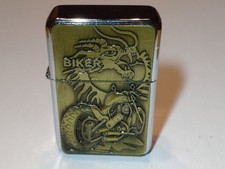 Benzinfeuerzeug biker motorrad - biker,