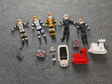 Mattel Major Matt Mason, weiß gelb schwarz Schlitten Sled Jetpack Konvolut