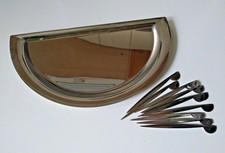 WMF Servierplatte mit Spießen aus Edelstahl, gebraucht