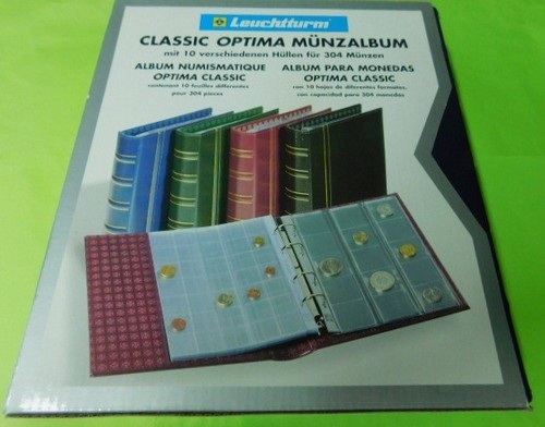Leuchtturm münzalbum optima - leuchtturm,