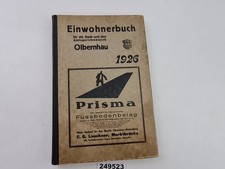Einwohnerbuch Stadt Olbernhau