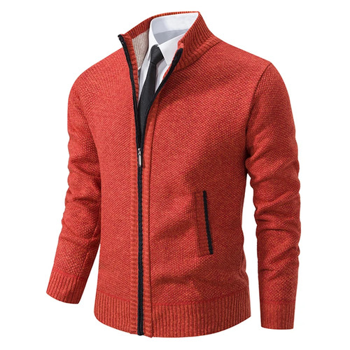 Herren strickjacke fleece warm - herren,