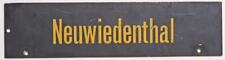 Neuwiedenthal - Haltestellenschild, Hamburger Hochbahn AG (HHA)