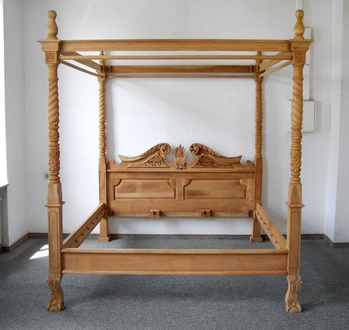 Himmelbett holzbett - himmelbett,