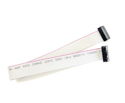 Flachbandkabel polig - 2x, 14-polig