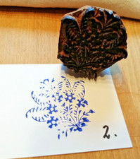 Blaudruck holzstempel - blaudruck,