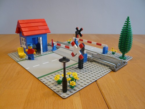 Lego city bahnübergang 7834 - lego,