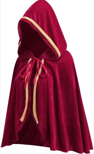 Damen rotkäppchen cape - cape,, samt