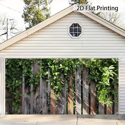 Holzzaun garage tür banner - holzzaun,