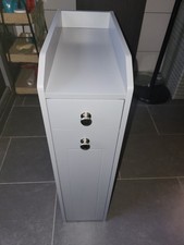 Badschrank Nischenschrank grau