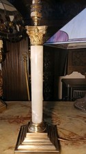 Tischlampe Marmor und Messing