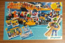 Seltene Werbung PLAYMOBIL Kart Racing 3012 3013 Kart 3014 Shell Tankstelle 1998