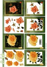 ✂ 3D-Bogen - Rosenbilder -