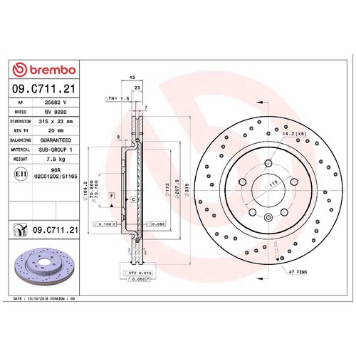 Bremsscheibe hinten für - 2x,