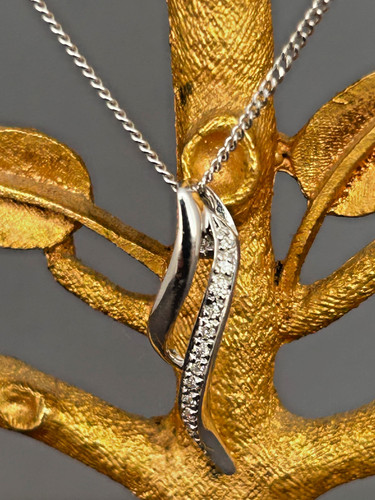 18kt weissgold schöner - 18kt,