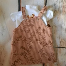 Puppen 2tlg.set Trägerrock