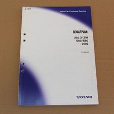 Volvo S60 S80 Elektrik elektrische Schaltpläne Werkstatthandbuch Stand 2002