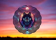 Wind Spinner " Wolf "