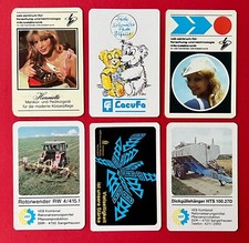 6 x DDR Reklame Taschenkalender 1984 - 89 VEB Mikroelektronik, Lacufa  ( 159030
