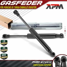 2x Gasfeder Heckklappe Dämpfer 225mm 560N für Porsche 911 Cabriolet 996 Boxster