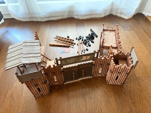 Western playmobil fort - western,