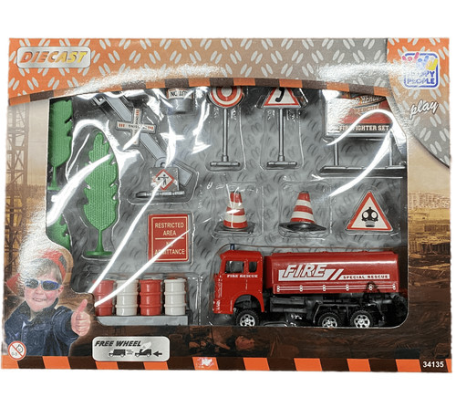Auto-Spielset,Feuerwehrset