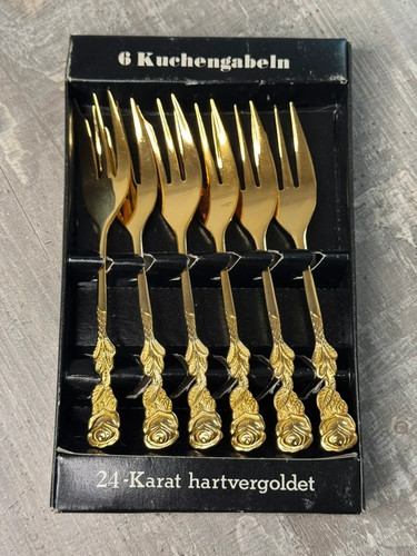 6er set kuchengabeln - set,