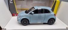 Modellautos 1:24 Bburago Fiat 500e 2023 blau OVP