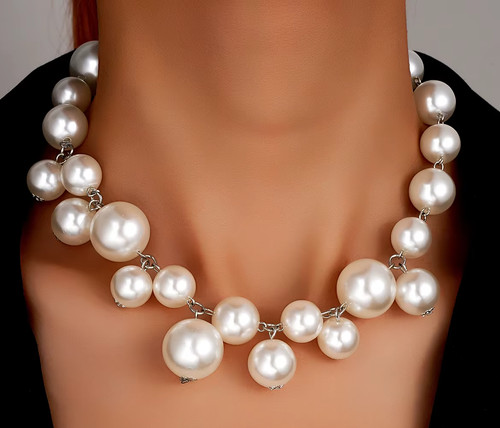Schöne perlenkette große - perlenkette,