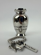 Mini Urne Silber Gedenkurne