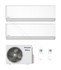 Panasonic Etherea 2-Raum Multisplit Klimaanlage 2x 3,5 kW A+++/A++ WiFi R32