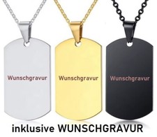 Halskette Militär Anhänger