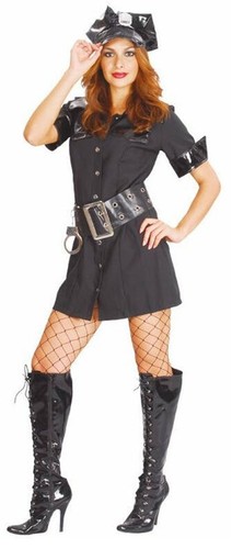 Damen kostüm polizistin - damen,