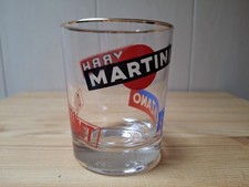 Glas Martini Cinzano Dubonnet Byrrh Mit Goldrand Ohne Mängel