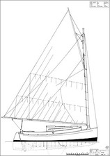 CAT BOAT. Ausflugsboot. Modellbauplan