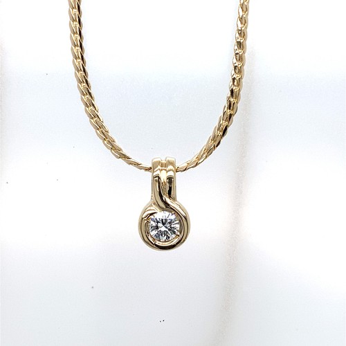 Collier 585 gelbgold mit - 585/-, 1
