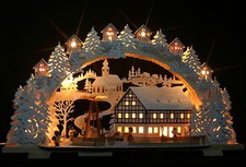 Schwibbogen 72cm Cafe am Markt