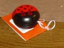 3 Jo Jo aus Holz-Motiv