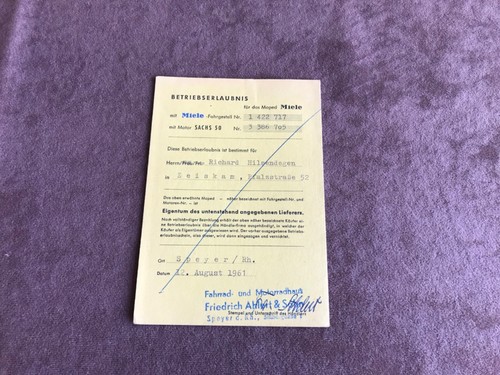 Original abe betriebserlaubnis - original,