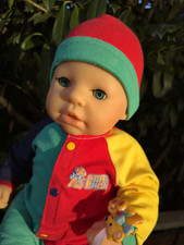 Zapf Puppe Chou Chou SET 13 Babypuppe 48 cm aus 2000 Spielpuppe mit Zubehör Doll