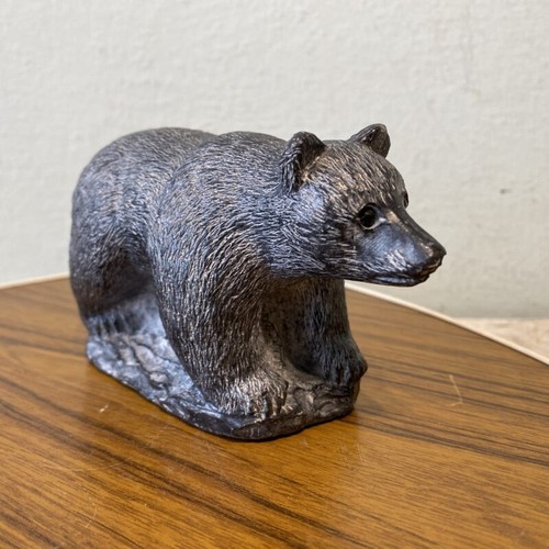Figur bär speckstein - speckstein, wolf