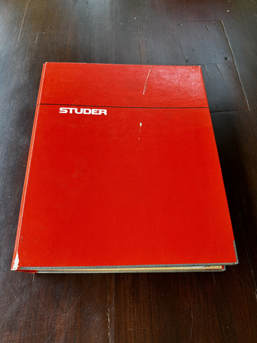 Studer b67 service manual - manual,