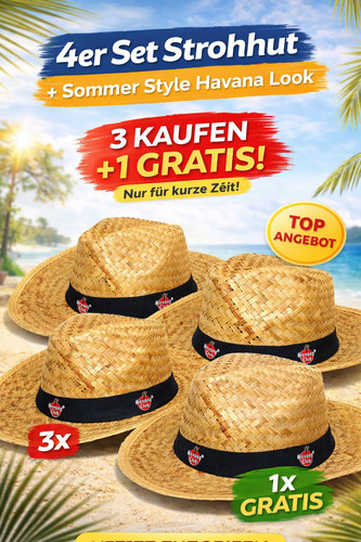 4er set strohhut - strohhut, kaufen