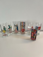 Retro Glas Coca Cola 7 Gläser