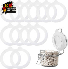 12 Stück Gummiringe,Gummiringe Für Weckgläser,Einweckgummi,Einmachgummis,Einkoch
