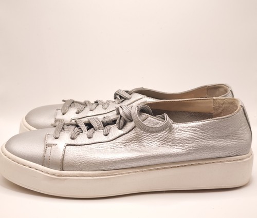 Santoni sneaker silber - sneaker,