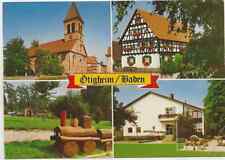 80/41 AK ÖTIGHEIM BADEN - SPIELPLATZ HOLZEISENBAHN -FACHWERK RATHAUS KIRCHE 1991